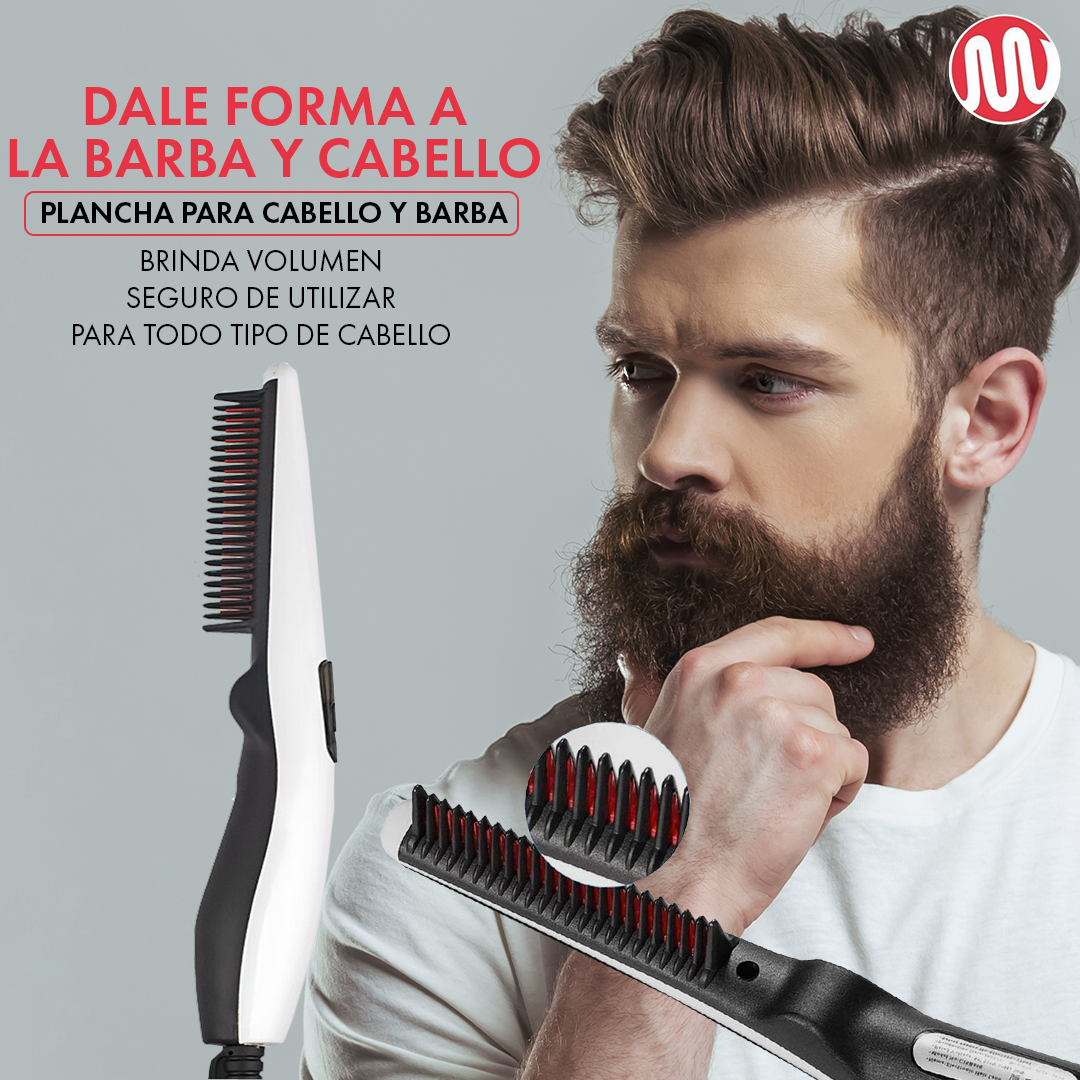 Plancha Para Barba y Cabello