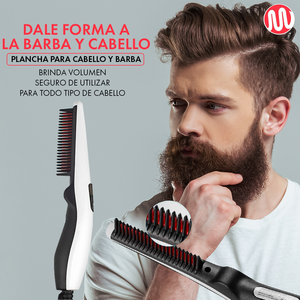 Plancha Para Barba y Cabello Megalo Center